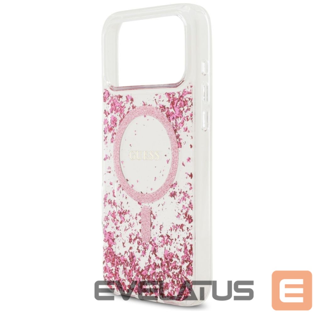 Other goods Guess Guess Resin Bottom Glitter MagSafe Case for iPhone 17 Pro Max - Pink