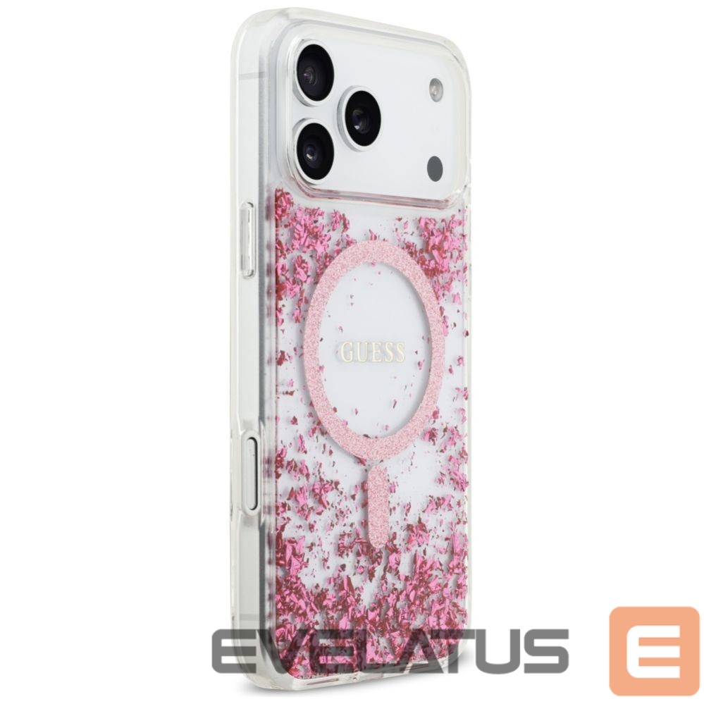 Other goods Guess Guess Resin Bottom Glitter MagSafe Case for iPhone 17 Pro Max - Pink