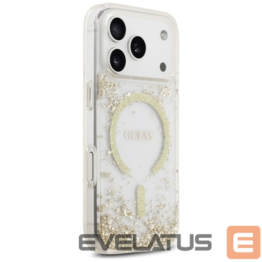 Other goods Guess Guess Resin Bottom Glitter MagSafe Case for iPhone 17 Pro - Gold