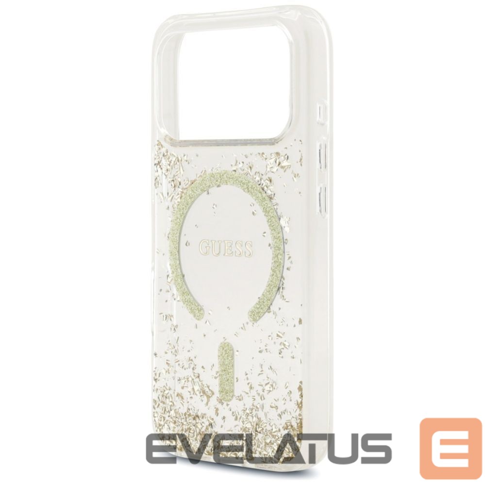 Other goods Guess Guess Resin Bottom Glitter MagSafe Case for iPhone 17 Pro - Gold