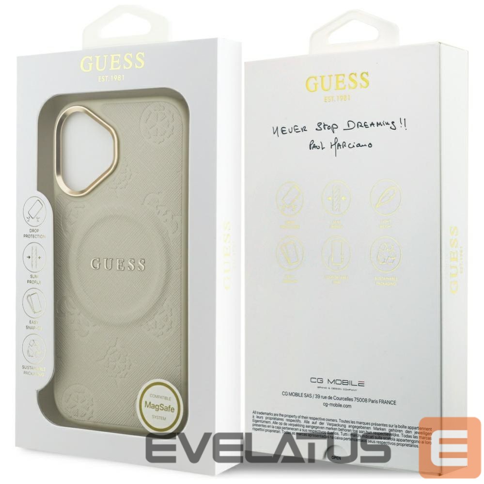 Other goods Guess Guess Peony Hot Stamp MagSafe iPhone 17 Case - Beige