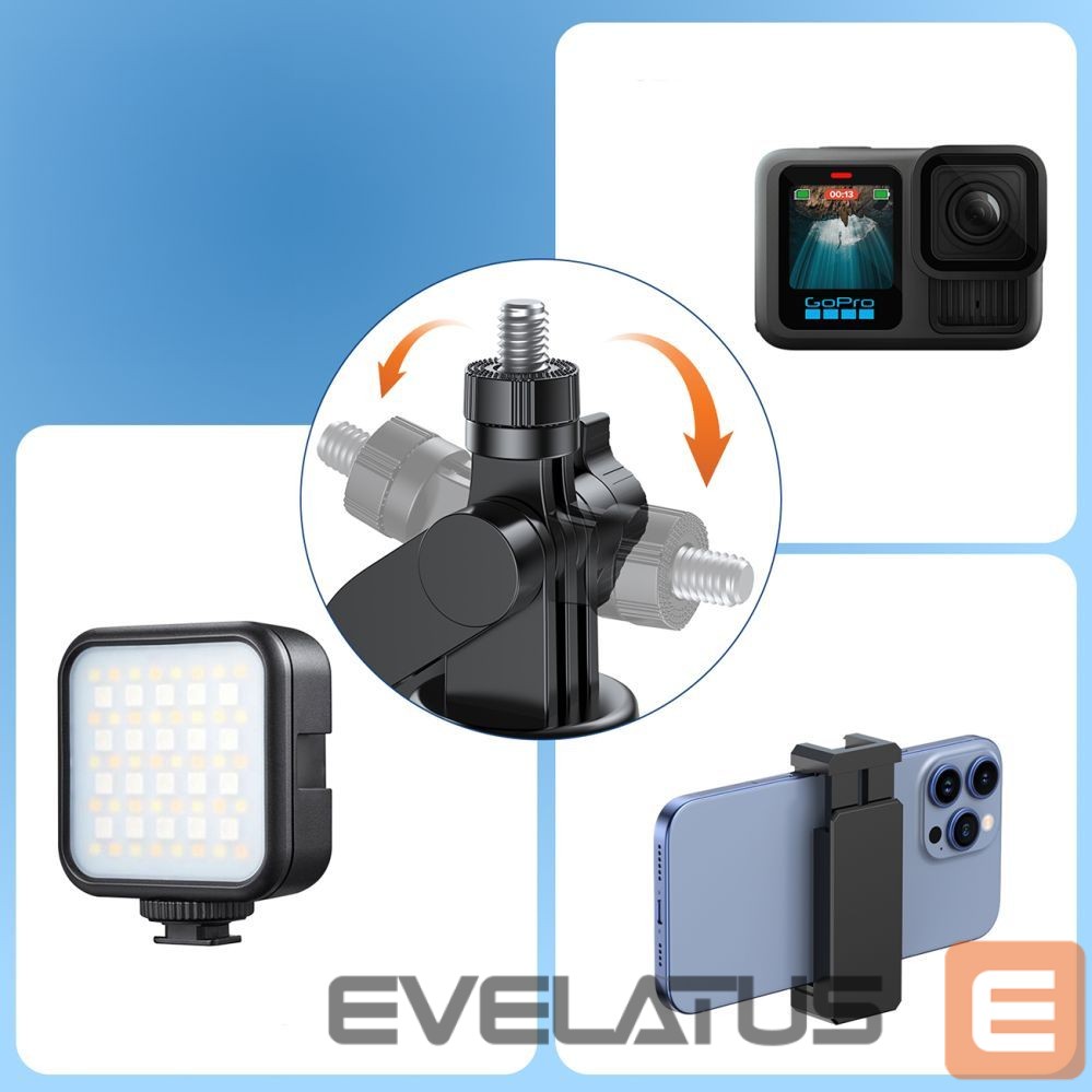 Other goods Wozinsky Selfie stick Wozinsky WC1Y70S telescopic tripod 1.7m with phone holder - black