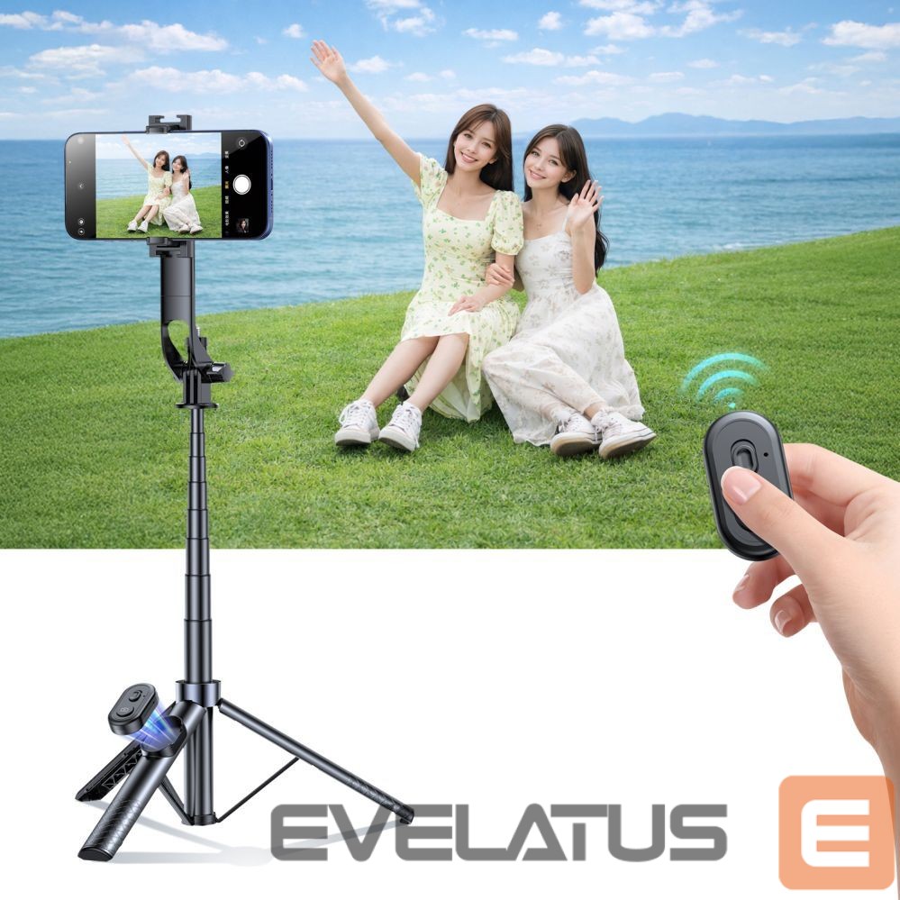 Other goods Wozinsky Selfie stick Wozinsky WC1Y70S telescopic tripod 1.7m with phone holder - black
