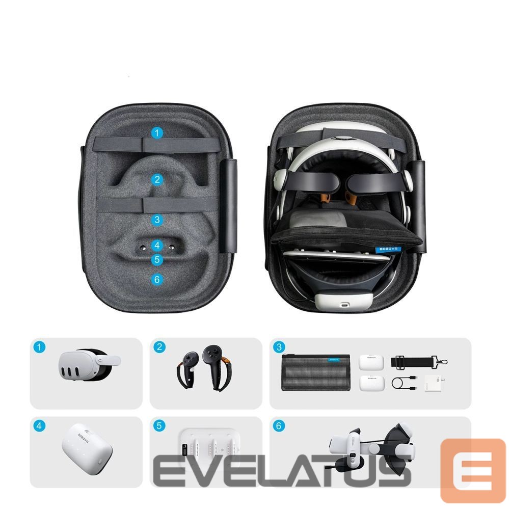 Other goods BoboVR BoboVR C3 Carrying Case for Meta Quest 3 and 3S - Gray
