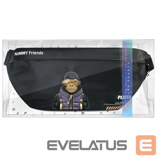 Other goods Nimmy Nimmy Crossbody Cool&Cute 2.0 Gorilla Shoulder Bag - Black