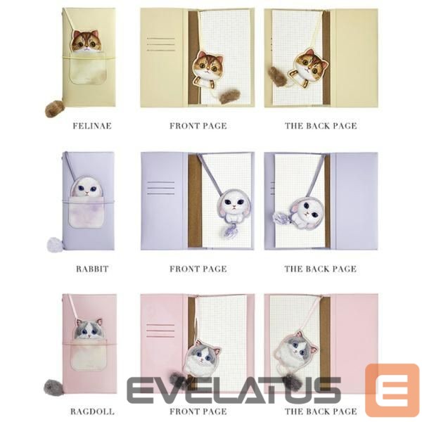 Other goods Nimmy Nimmy Big Eyed Pet 2.0 Rabbit 2-in-1 Notebook + Pen Set - Purple