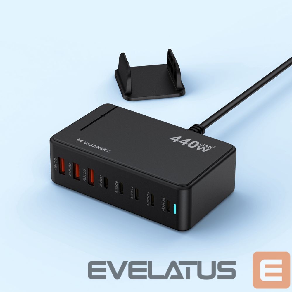 Other goods Wozinsky Wozinsky 240W GaN QC3 Charging Station - Black