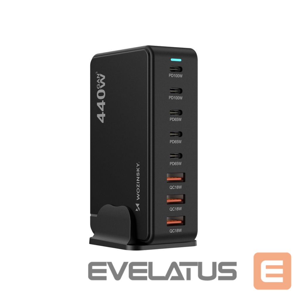 Other goods Wozinsky Wozinsky 240W GaN QC3 Charging Station - Black