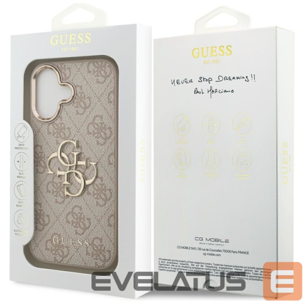 Other goods Guess Guess 4G Big 4G Classic Logo Case for iPhone 17 - Rose Gold