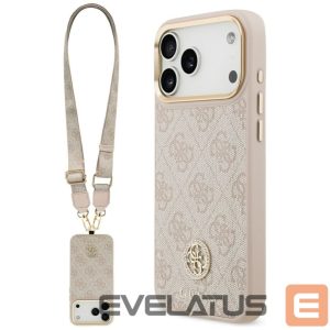 Other goods Guess  Guess 4G Strass Logo & Big Strap Metal Buttons MagSafe Case for iPhone 17 Pro Max - Pink 