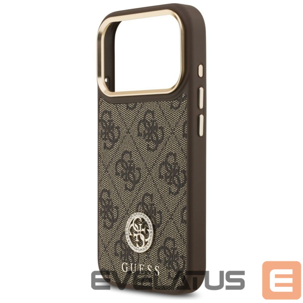 Other goods Guess Guess 4G Strass Logo MagSafe case for iPhone 17 Pro - brown