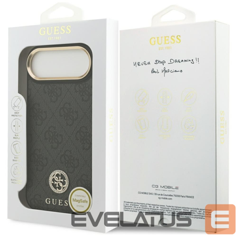 Other goods Guess Guess 4G Strass Logo MagSafe case for iPhone Air - black