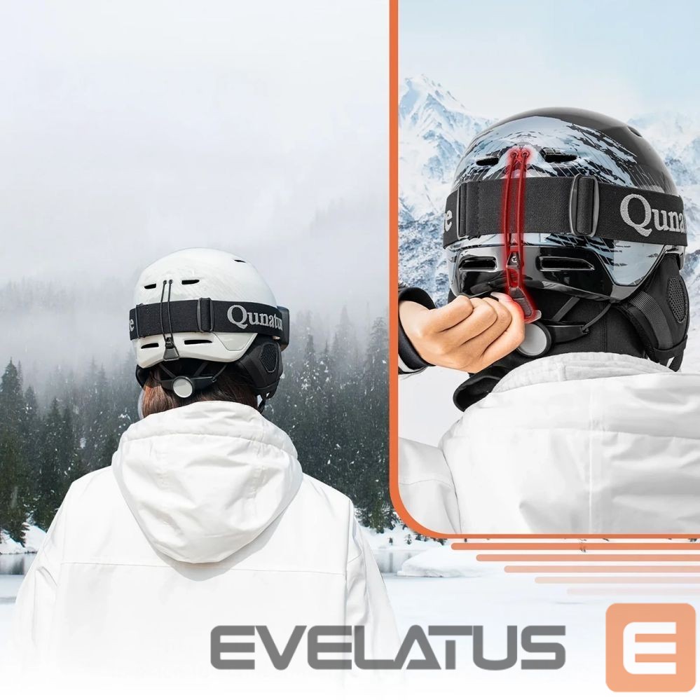 Other goods Rockbros Qunature 10130003001 Ski Helmet with Earmuffs Snowboard Size L - White