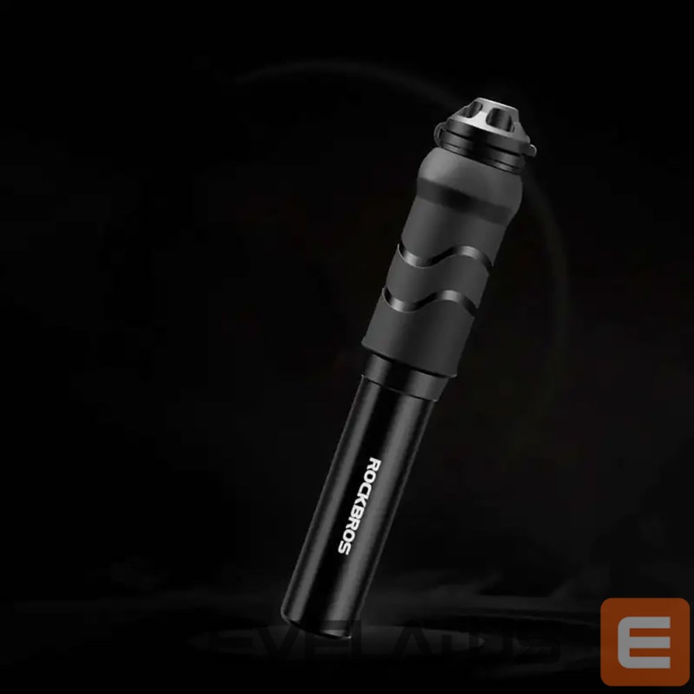 Other goods Rockbros Rockbros 810PCS-HP Mini Hand Bicycle Pump with Presta & Schrader Hose - Black