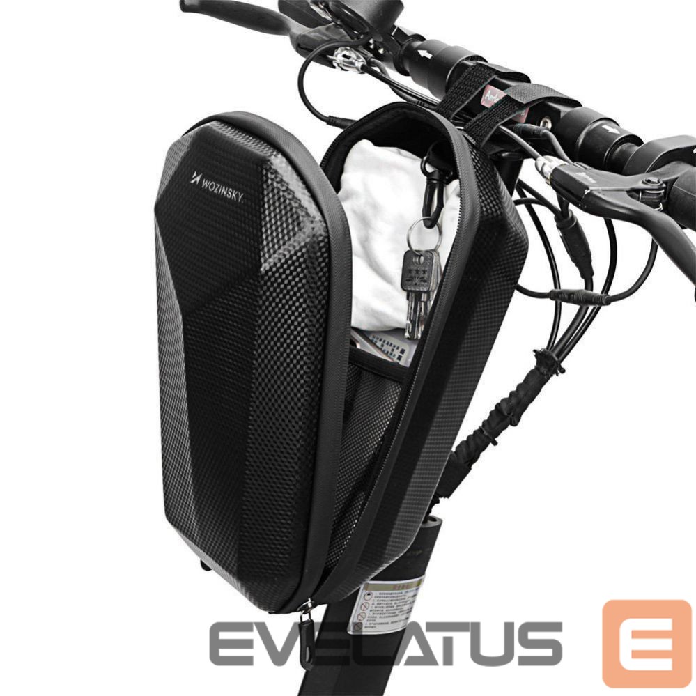 Bicycle accessory Wozinsky Wozinsky waterproof scooter handlebar bag 4l handlebar bag black (WSB2BK)