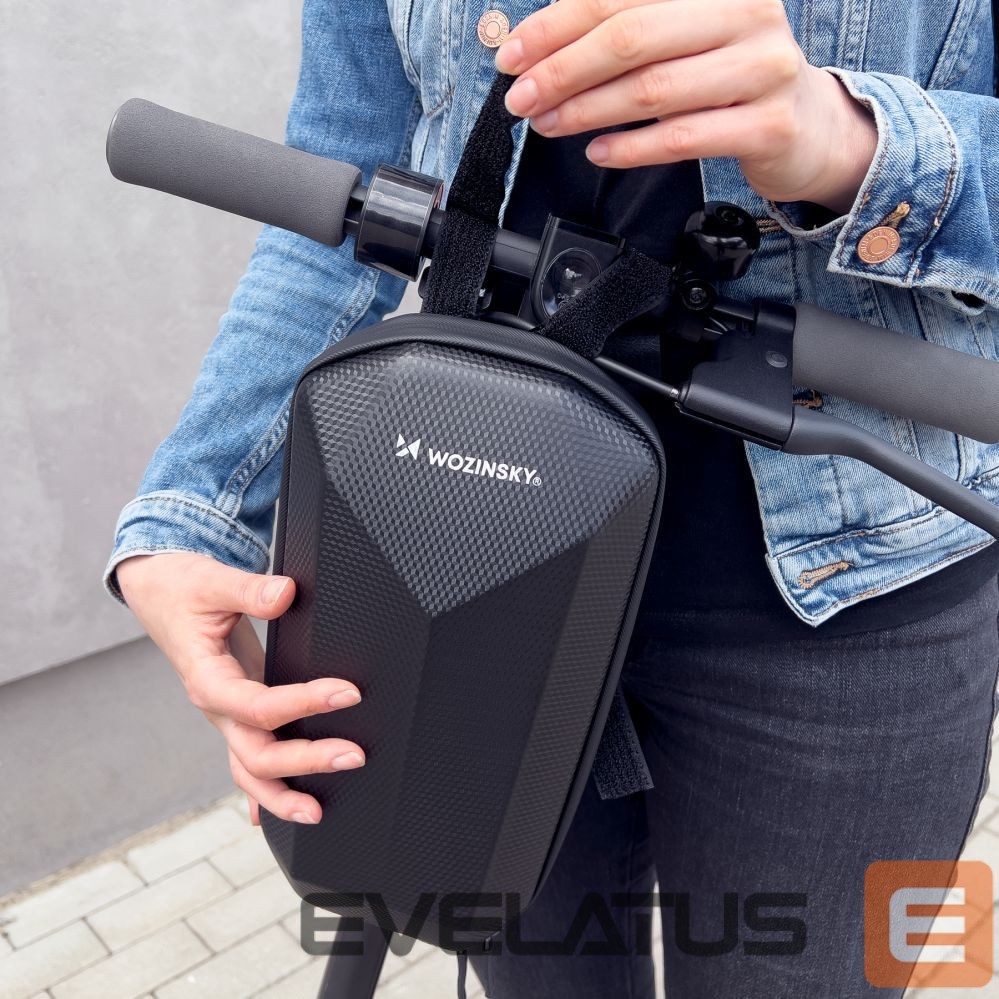 Bicycle accessory Wozinsky Wozinsky waterproof scooter handlebar bag 4l handlebar bag black (WSB2BK)