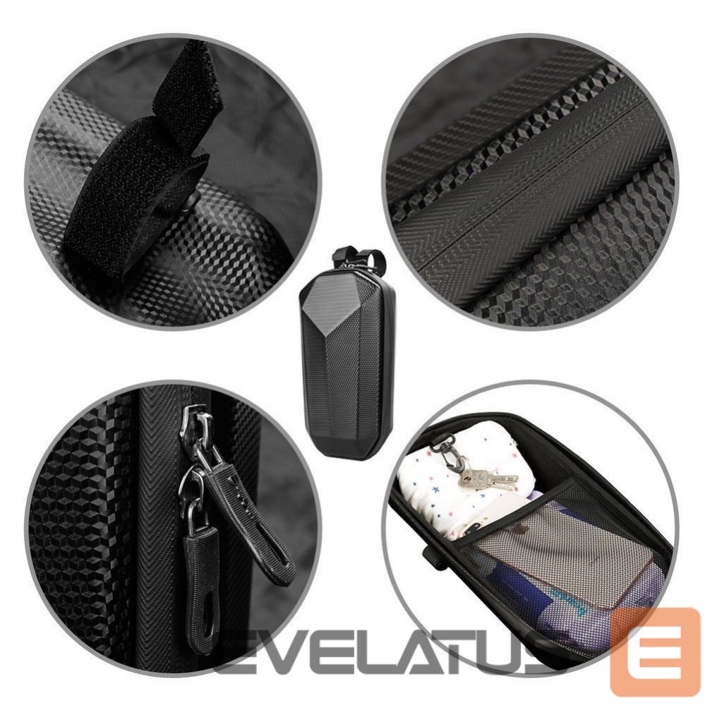 Bicycle accessory Wozinsky Wozinsky waterproof scooter handlebar bag 4l handlebar bag black (WSB2BK)
