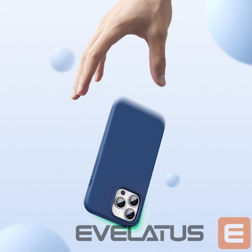 Back panel cover Ugreen Ugreen Protective Silicone Case rubber flexible silicone case cover for iPhone 13 Pro blue