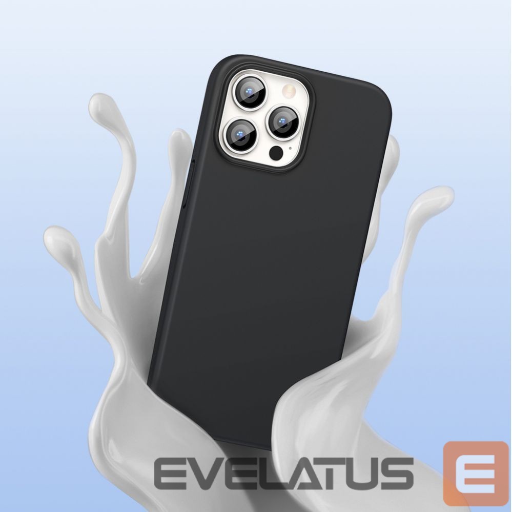 Back panel cover Ugreen Ugreen Protective Silicone Case rubber flexible silicone case cover for iPhone 13 Pro Max black