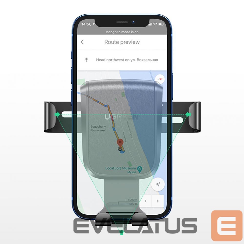 Auto holder Ugreen Ugreen gravity phone holder for dashboard cockpit black (LP200 60990B)