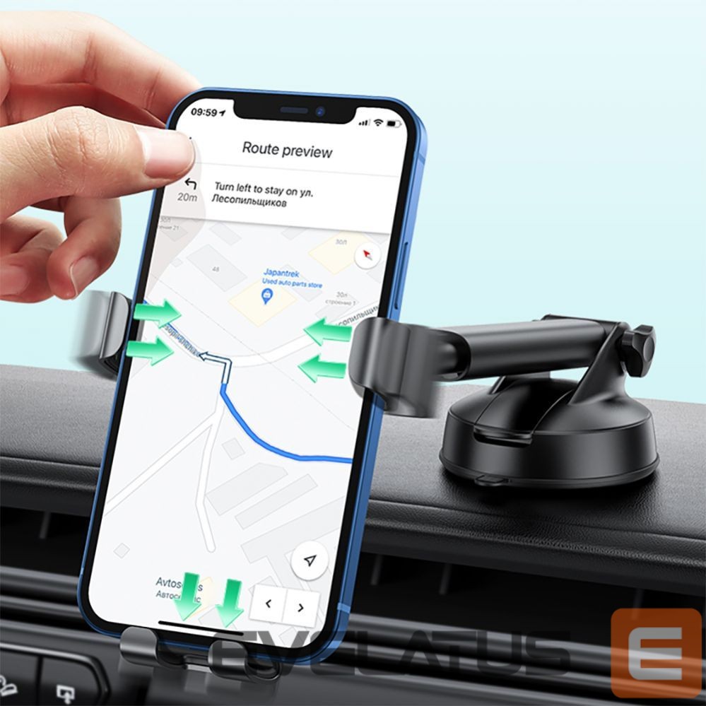 Auto holder Ugreen Ugreen gravity phone holder for dashboard cockpit black (LP200 60990B)