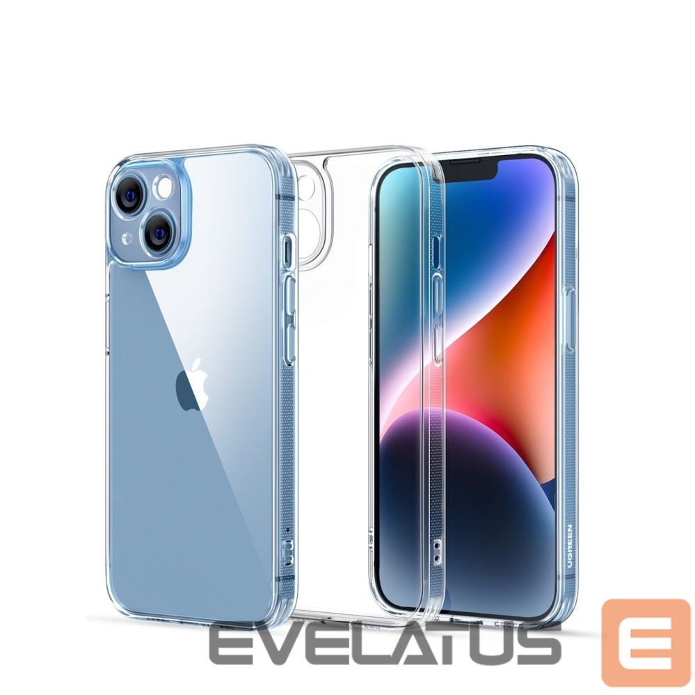 Back panel cover Ugreen Ugreen Classy Clear Enhanced Protective Protective Case for iPhone 14 Plus Transparent (LP618) with Gel Frame Classy Clear Enhanced Protective Case
