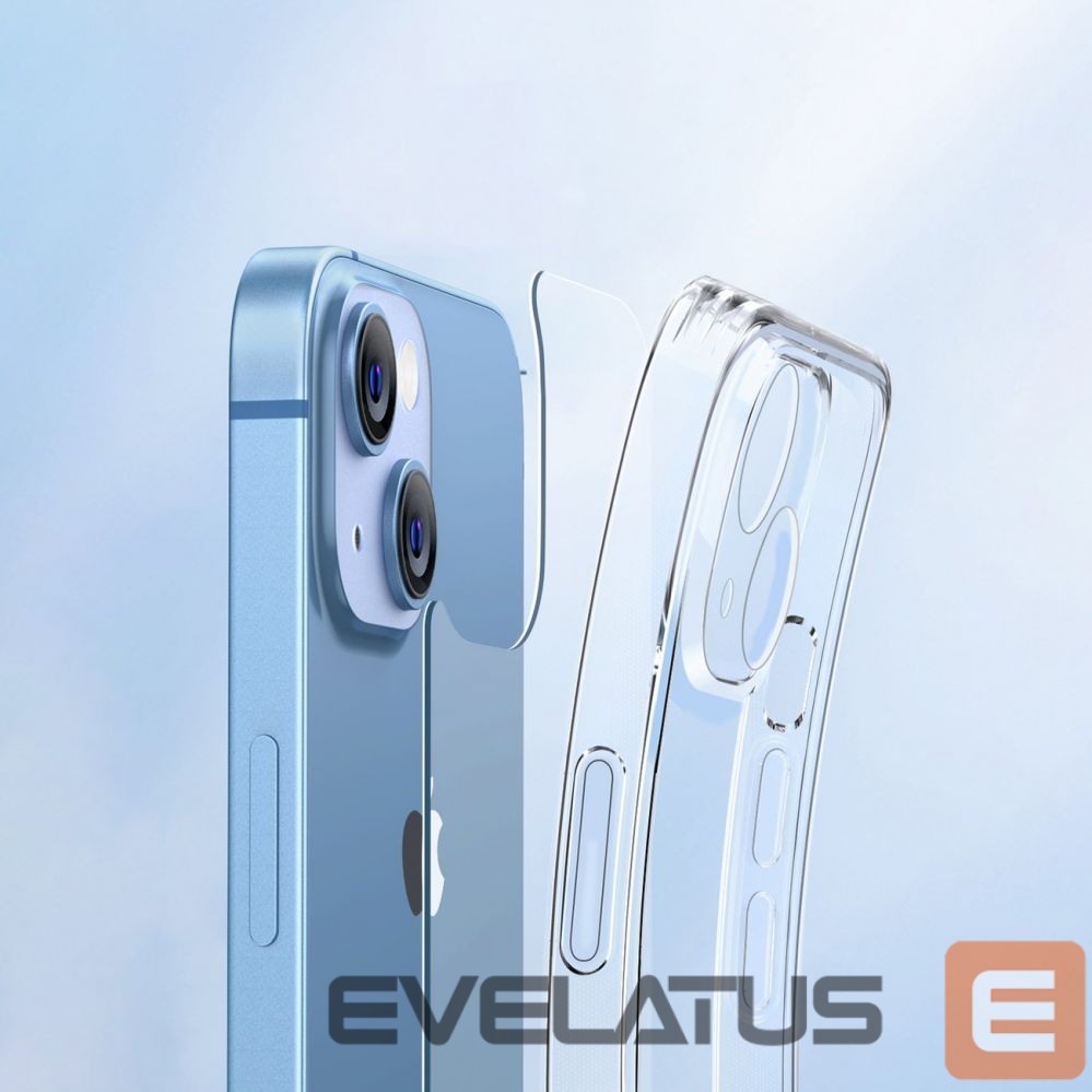 Back panel cover Ugreen Ugreen Classy Clear Enhanced Protective Protective Case for iPhone 14 Plus Transparent (LP618) with Gel Frame Classy Clear Enhanced Protective Case