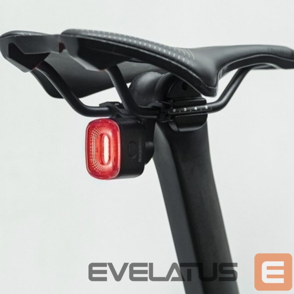 Bicycle accessory Rockbros Rockbros Q2S LED Rear Bike Light with Smart Stop System + USB-C - USB-A Cable - Black
