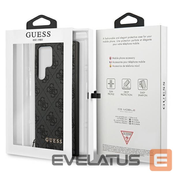 Other Phone Accessory Guess Guess 4G Charms Collection case for Samsung Galaxy S24 Ultra - black