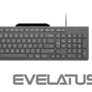 Computer keyboard Lenovo  Accessories 310 USB-A Wired Combo - US English |  Keyboard and Mouse | Wired with Phone holder | EN 