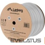 Cable Lanberg  | LAN Cable CAT.6A UFTP 305M Solid CU LSZH Grey CPR + Fluke Passed | LCUF6L-11CU-0305-S 