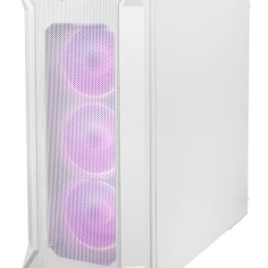 Computer components Natec  NATEC GENESIS PC case Irid 505 ARGB Wh 