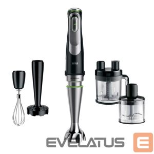 Mixers and blenders Braun  MultiQuick 9 MQ9195XLI | Hand Blender | 1200 W | Number of speeds 3 | Black/Stainless Steel 
