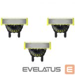 Razor Philips  QP430/50 OneBlade Replaceable blade, 3 pcs, Black/Green 