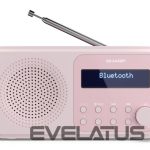 Speakers Sharp  DR-P420(PK) Tokyo Portable Digital Radio, FM/DAB/DAB+, Bluetooth 5.0, USB or Battery Powered, Pink 