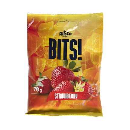 Zemeņu našķis bez pievienota cukura 70g