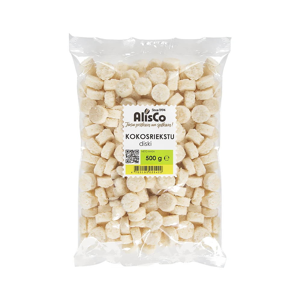 uc Kokosriekstu diski 500g