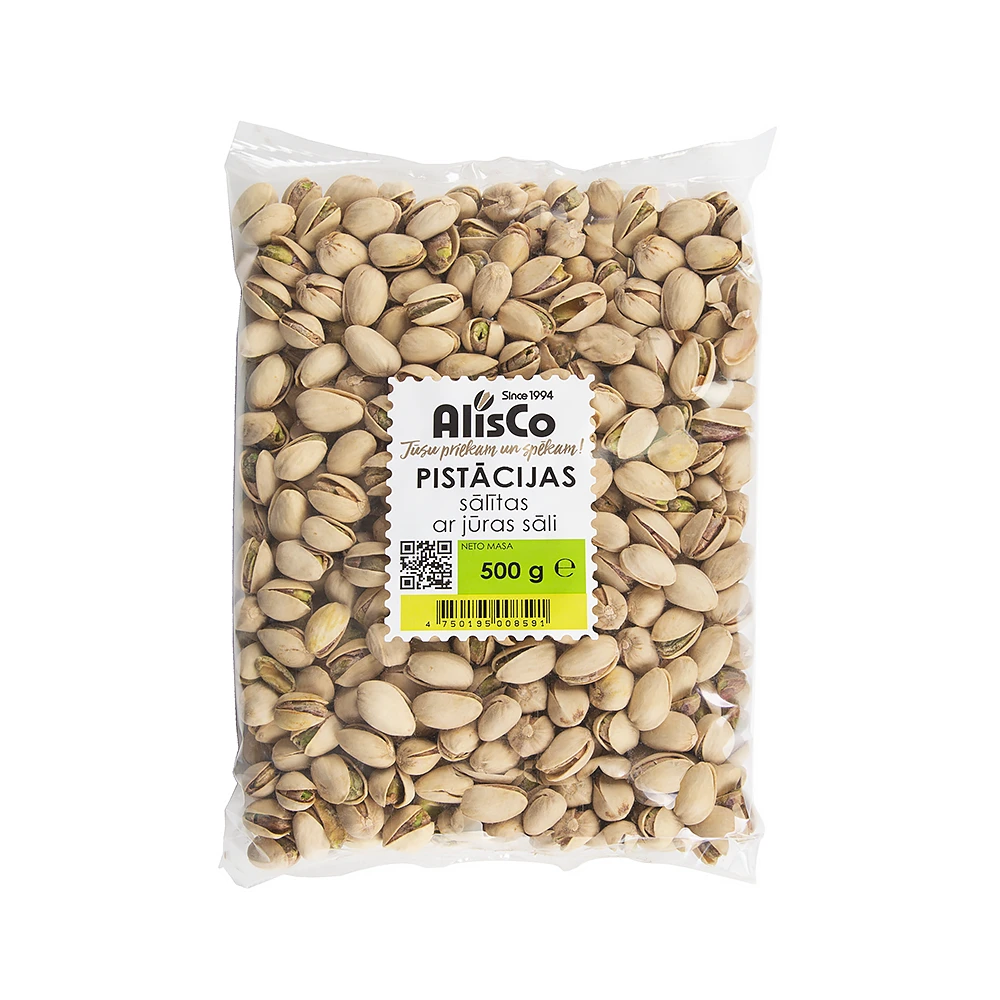 uc Pistācijas grauzdētas sālītas 500g