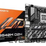 Motherboard for AMD processors Gigabyte  Mainboard||AMD B840|Socket AM5|micro ATX|RAM DDR5-SDRAM|2xSlots|2xNumber of M.2 (M) slots|B840MD2H1.2 