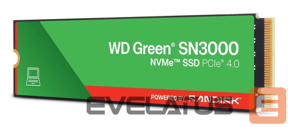 Hard drive SSD SANDISK BY WESTERN DIGITAL SSD||150xTBW rating|MTBF 1.75 h|NVMe Yes|PCI Express 4.0|M.2|1000 GB|WDS100T4G1E-00CPS0