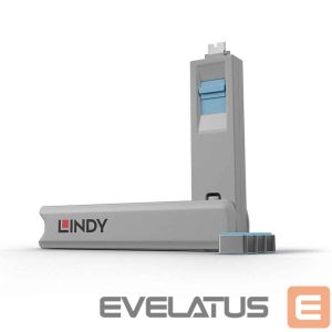 Modules and transceivers LINDY  USB PORT BLOCKER 4PACK/BLUE 40465 