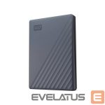 Hard drive HDD Western Digital  External HDD||My Passport|WDBWML0020BGY-WESN|2TB|USB-C|Colour Grey|WDBWML0020BGY-WESN 