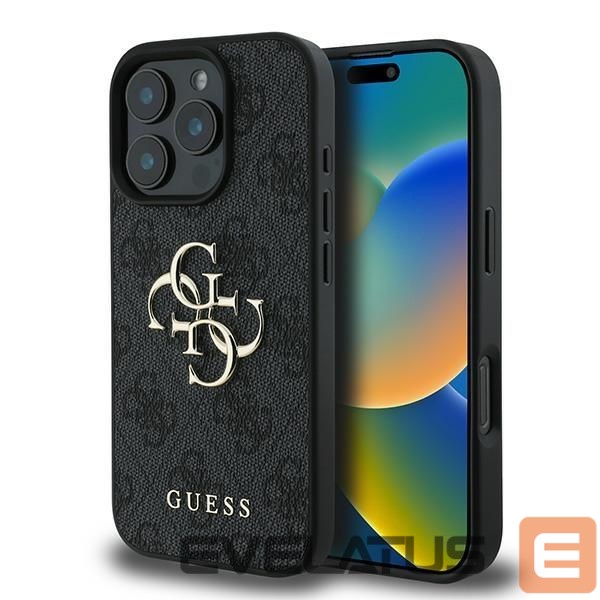 Other Phone Accessory Guess Guess 4G Big Logo iPhone 16 Pro Case - Black