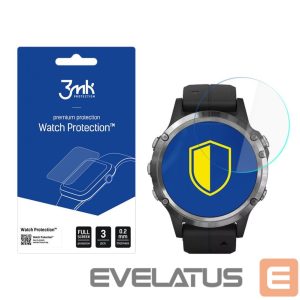 Protective glass 3MK  Hybrid Glass 3mk Watch Protection FlexibleGlass for Garmin Fenix ​​5 Plus 
