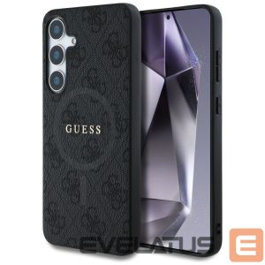 Other goods Guess  Guess Leather 4G Colored Ring Classic Logo MagSafe Samsung Galaxy S25 case black 