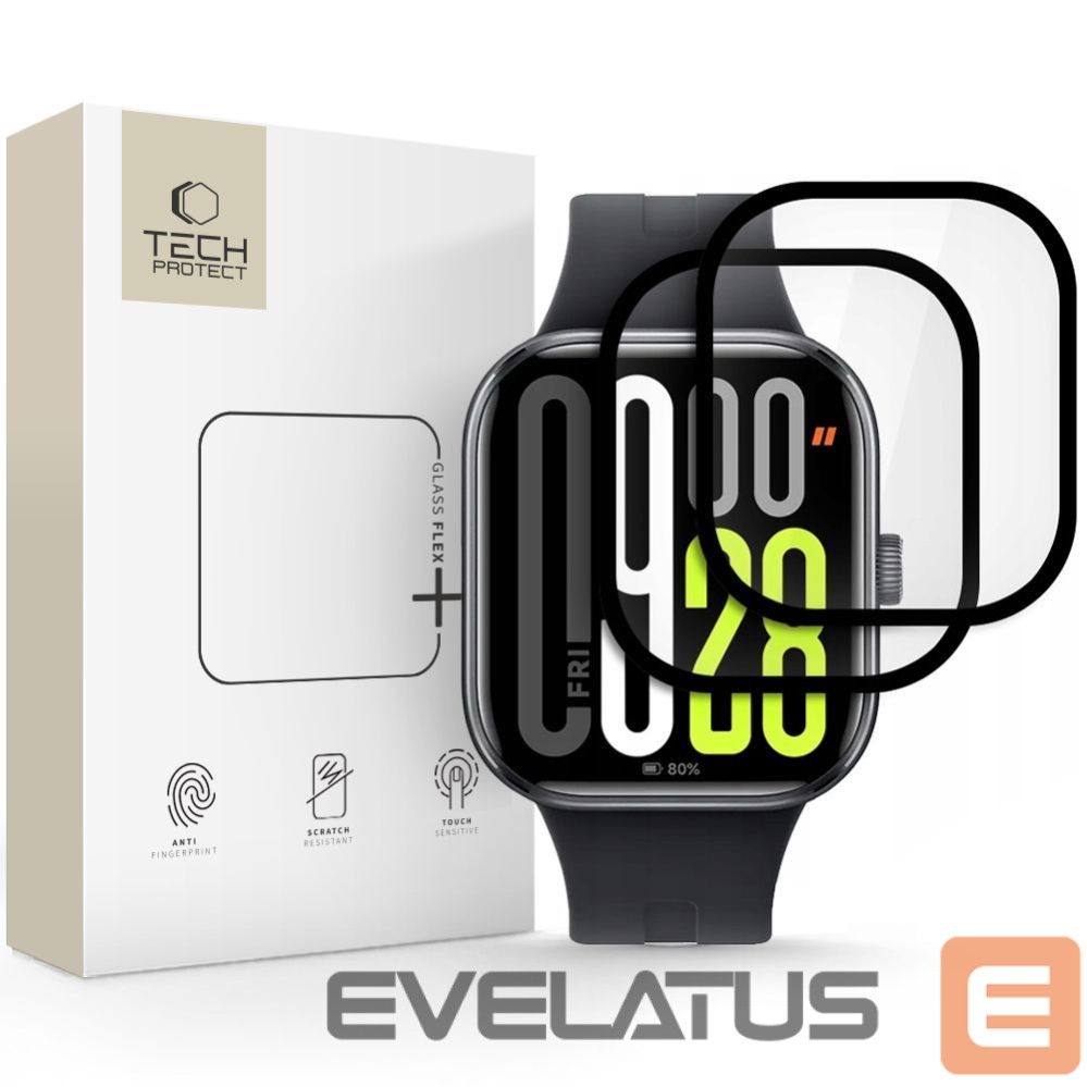 Other goods Tech-Protect Tech-Protect Glass Flex+ Hybrid Glass 2-pack for Xiaomi Redmi Watch 5 - Black