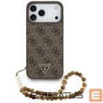 Other goods Guess  Guess 4G Strap Triangle Logo MagSafe Case for iPhone 17 Pro Max - Brown 