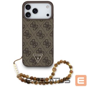 Other goods Guess  Guess 4G Strap Triangle Logo MagSafe Case for iPhone 17 Pro Max - Brown 