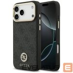 Back panel cover Guess  Guess 4G Strass Logo MagSafe Case for iPhone 17 Pro Max - Black 