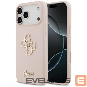 Other goods Guess  Guess Silicone Big 4G Script Case for iPhone 17 Pro Max - Pink 
